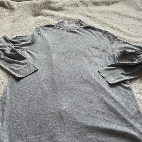 Cleo Asymmetrical Grunge Minimalist Streetwear Modern Edgy Mock Neck Long Sleeve - Picture 6 of 7